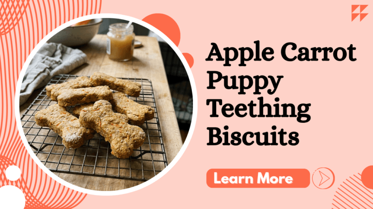 Apple Carrot Puppy Teething Biscuits