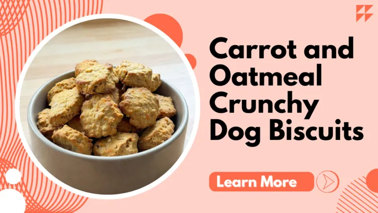 Carrot and Oatmeal Crunchy Dog Biscuits