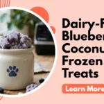 Dairy-Free Blueberry Coconut Frozen Dog Treats