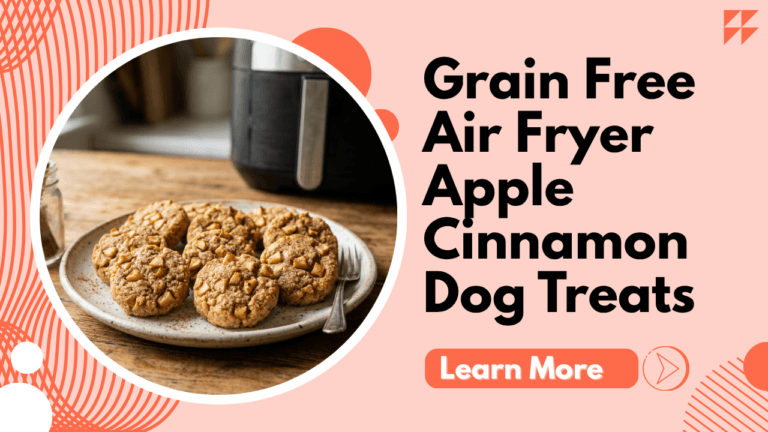 Grain Free Air Fryer Apple Cinnamon Dog Treats