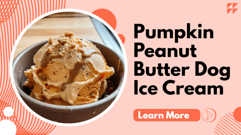 Pumpkin Peanut Butter Dog Ice Cream