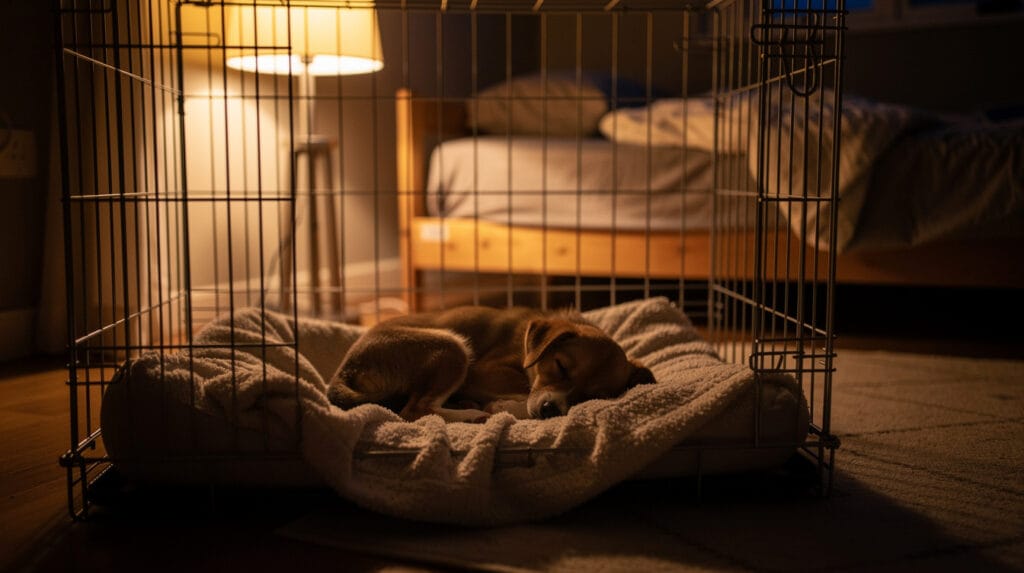 How to Crate Train a Puppy at Night