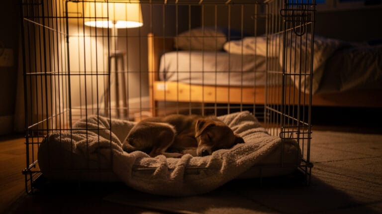 How to Crate Train a Puppy at Night