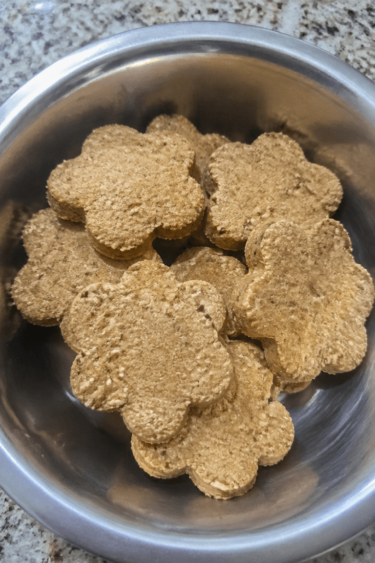 Sunflower Butter Apple Dog Cookies