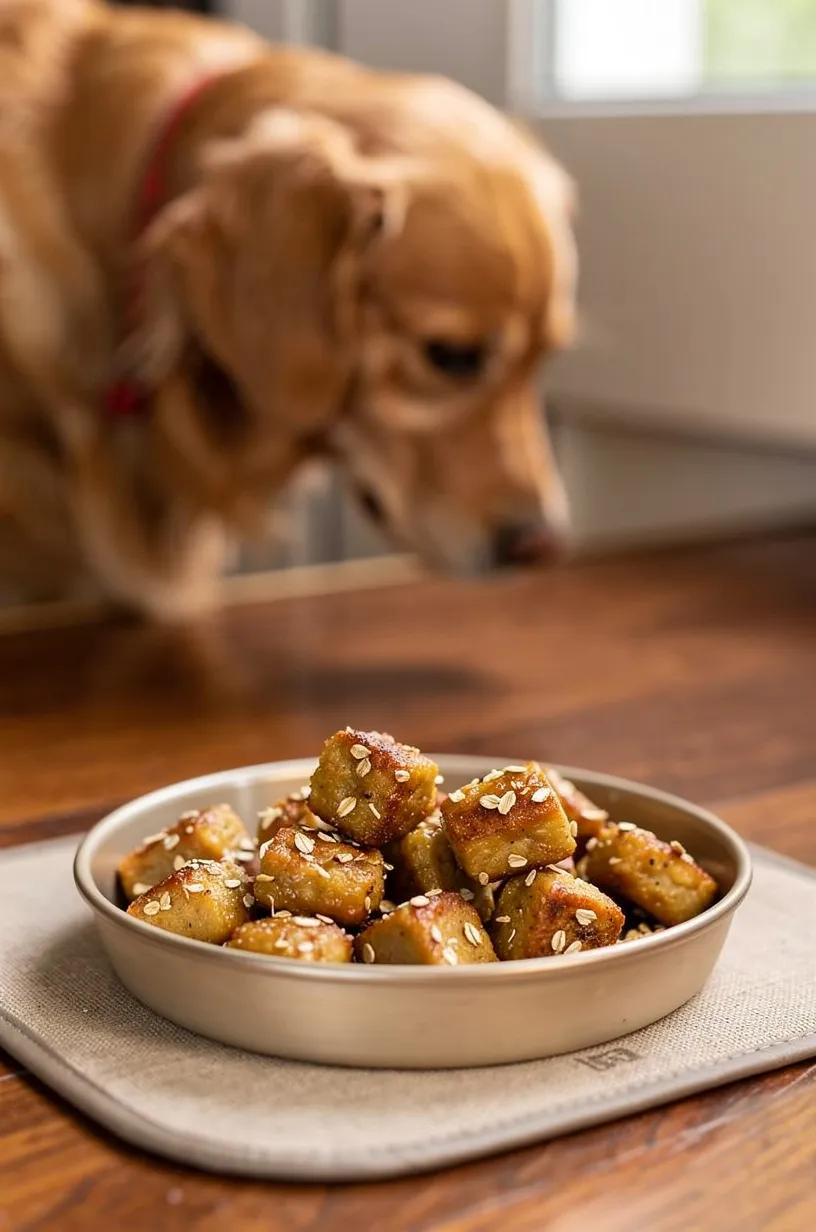 Same dog food photoshoot, same home kitchen, same natural window light, same smartphone camera style