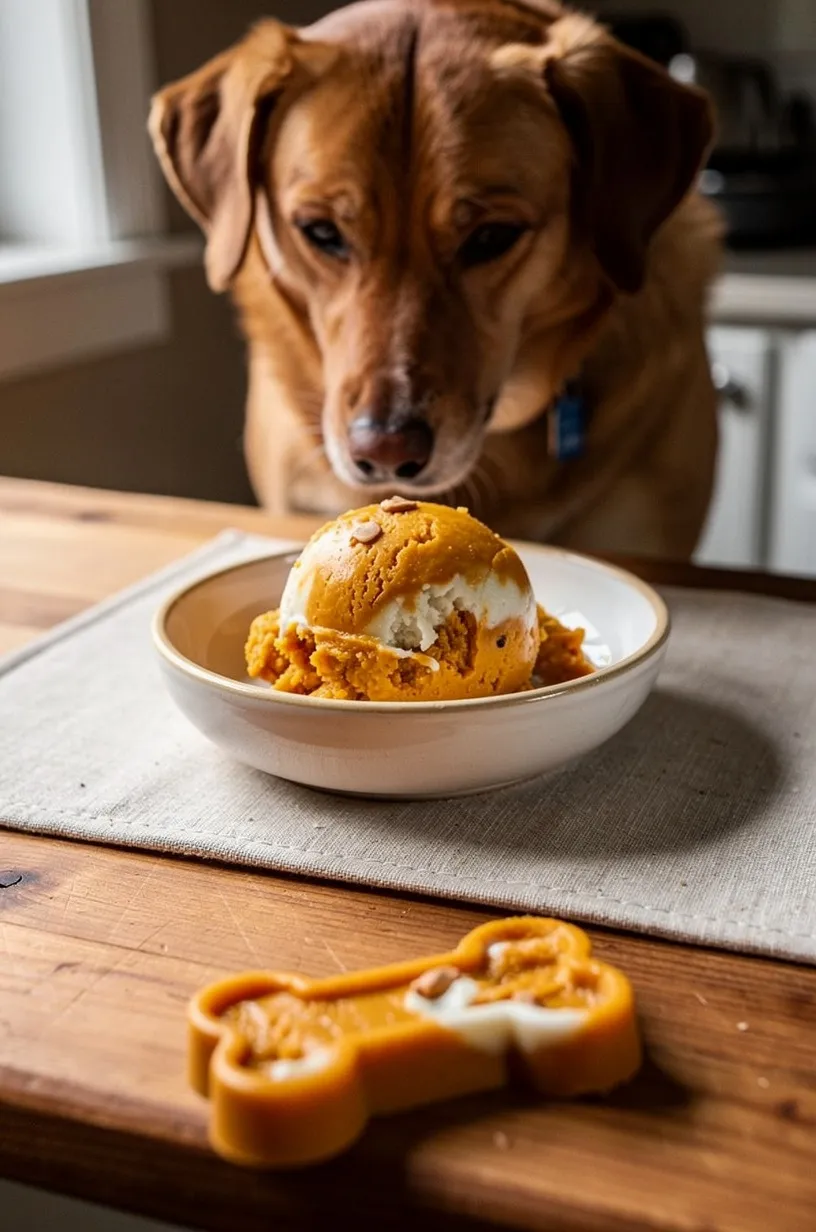 Same dog food photoshoot, same home kitchen, same natural window light, same smartphone camera style