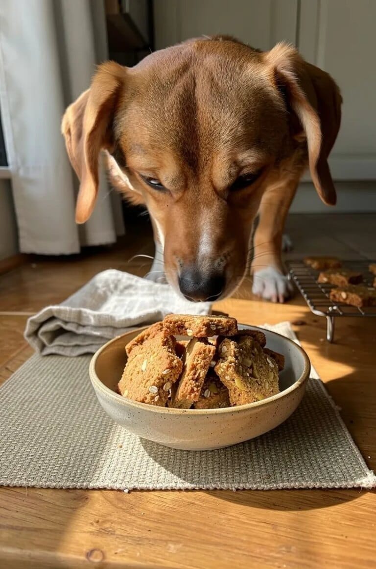 Apple Cinnamon Baked Dog Treats