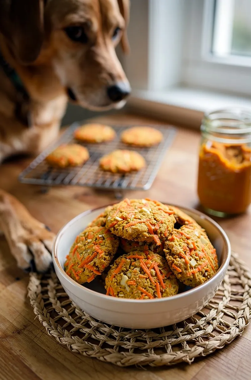 Same dog food photoshoot, same home kitchen, same natural window light, same smartphone camera style