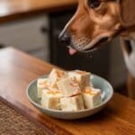 Same dog food photoshoot, same home kitchen, same natural window light, same smartphone camera style