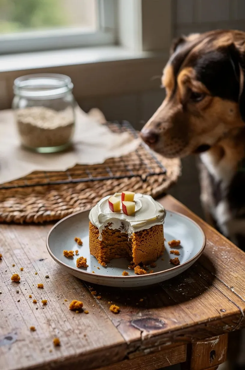 Same dog food photoshoot, same home kitchen, same natural window light, same smartphone camera style