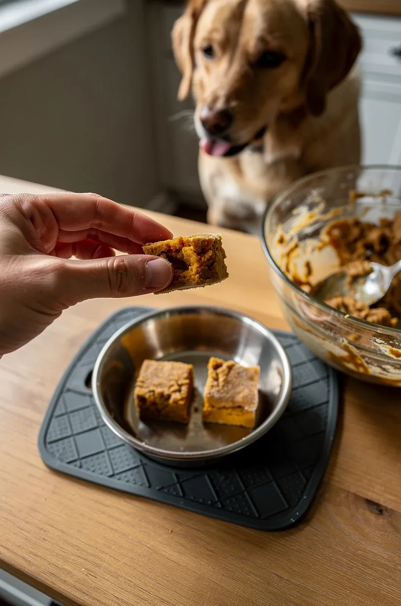 Same dog food photoshoot, same home kitchen, same natural window light, same smartphone camera style