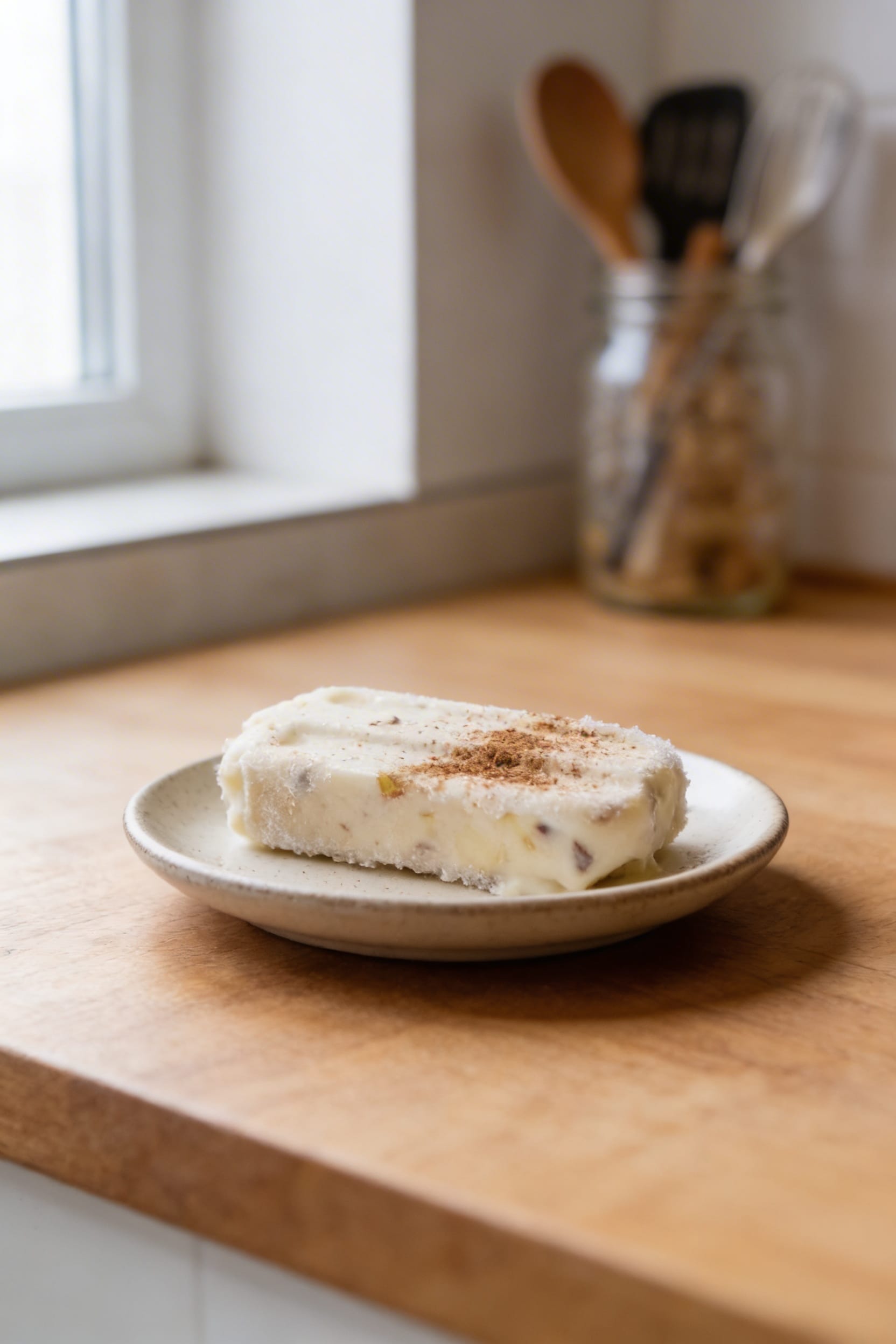 Same recipe photoshoot, same home kitchen, same natural window light, same smartphone camera style, 
