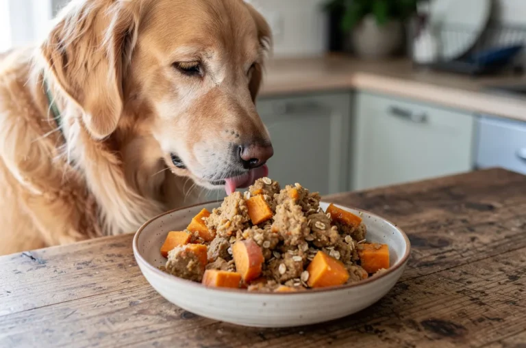 Sweet Potato Oat Dog Cookies for Sensitive Stomachs