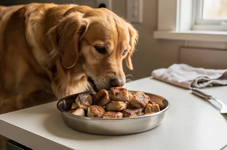 Pork and Apple Air Fryer Nuggets for Dogs
