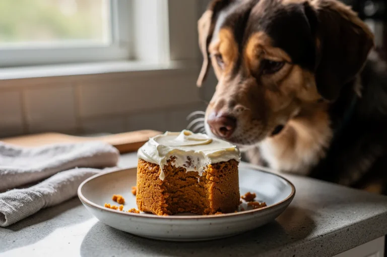 Sweet Potato Dog Cake with Cream Cheese Frosting