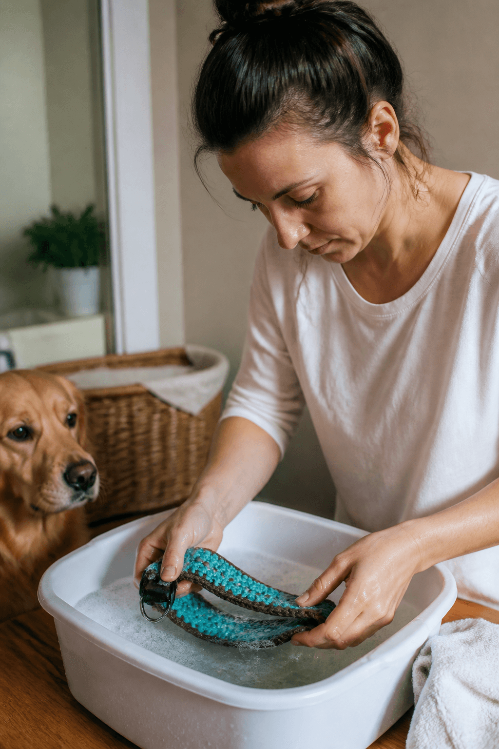 Care Instructions for Your Crochet Dog Collar Cover