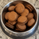 homemade Pumpkin Carob Sandwich Cookies for Dogs