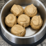 Mini Banana Pupcakes with Peanut Butter Frosting