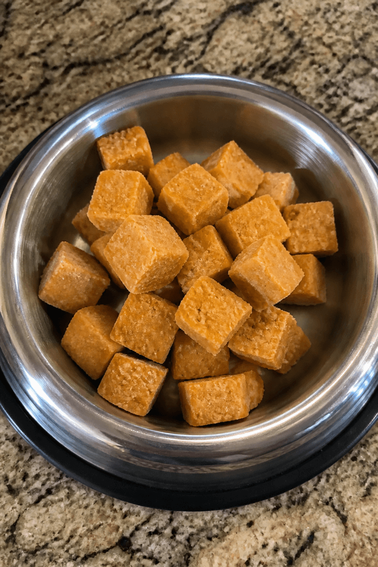 Frozen Pumpkin Kefir Probiotic Dog Treats