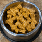 Healthy salmon & sweet potato dog treats