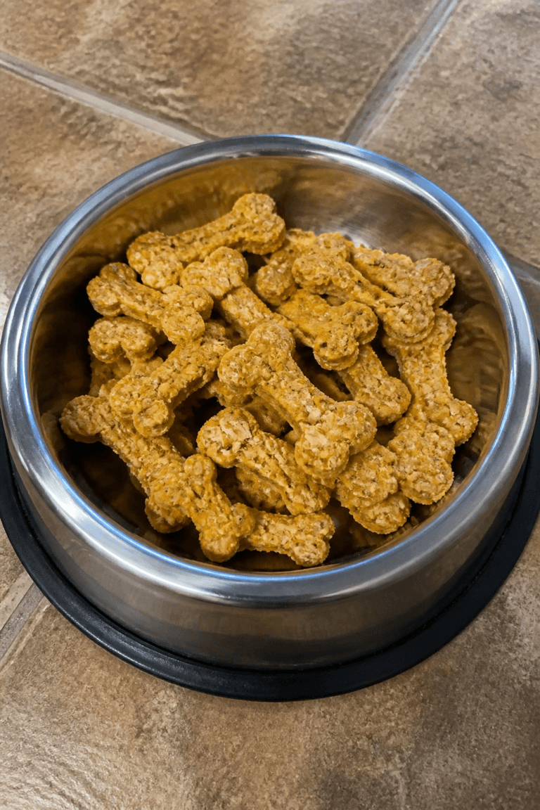 Healthy salmon & sweet potato dog treats