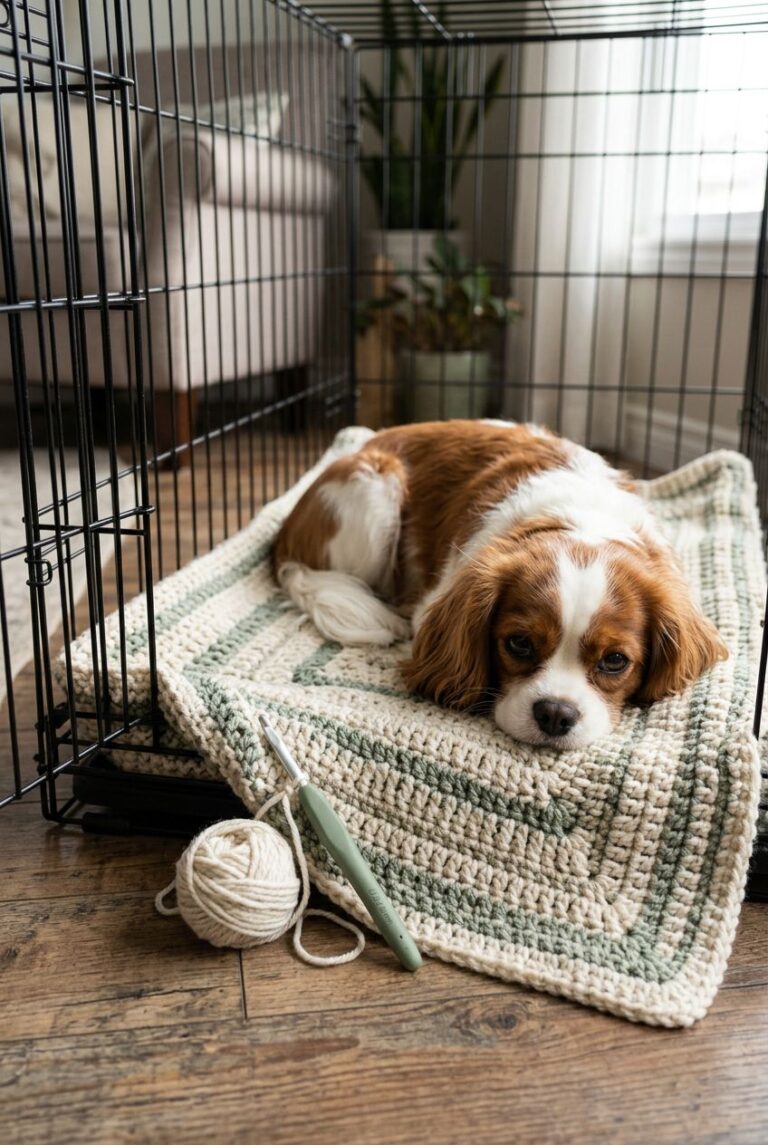 Crochet Dog Crate Mat Pattern