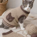 Cat sweater crochet